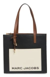 Marc Jacobs Mini Grind Leather Tote In Black Multi