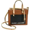Marc Jacobs Mini Grind Leather Tote In Brown