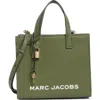 Marc Jacobs Mini Grind Top Handle Satchel In Bronze Green