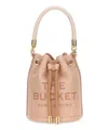 Marc Jacobs The Bucket Leather Top Handle Bag In Pink