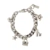 Marc Jacobs Mini Icon Charm Bracelet - Metal - Silver