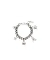 Marc Jacobs Mini Icon Charm Bracelet In White