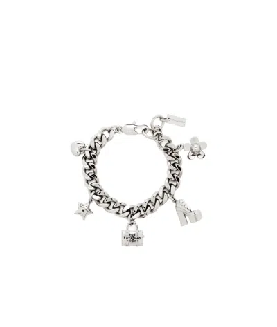 Marc Jacobs Mini Icon Charm Bracelet In White