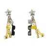 Marc Jacobs Mini Icon Charm Earrings In Gold
