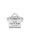 Marc Jacobs Mini Icon Handbag Engraved Ring In White