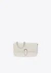 Marc Jacobs Mini J Marc Leather Shoulder Bag In White