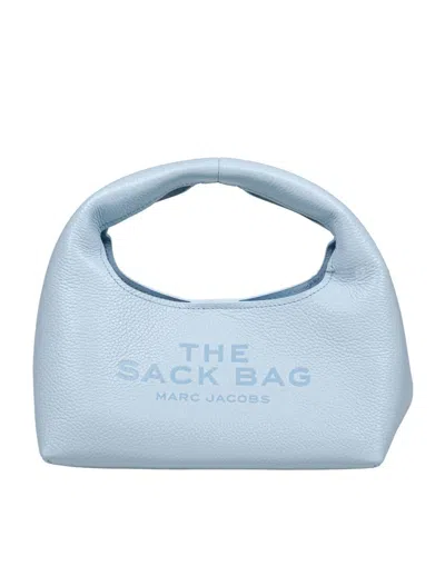 Marc Jacobs Mini Leather Bag In Blue Cloud
