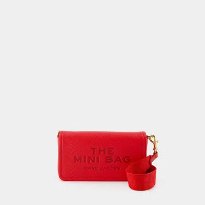 Marc Jacobs Mini Leather Bag In Red