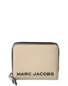 Marc Jacobs Mini Leather Compact Wallet In White