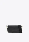Marc Jacobs Mini Leather Crossbody Bag In Black