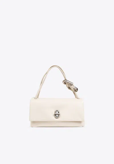MARC JACOBS MINI LEATHER DUAL TOP HANDLE BAG