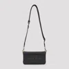 Marc Jacobs Mini Crossbody Bag Textured Finish Strap In Black