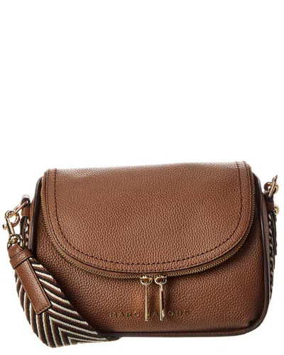 Marc Jacobs Mini Leather Messenger Crossbody In Brown