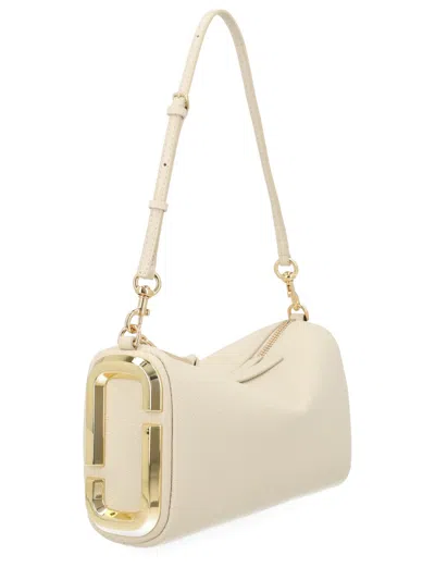 Marc Jacobs Mini Leather Shoulder Bag In White