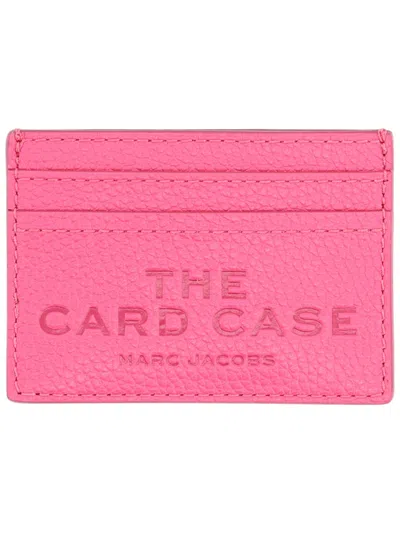 Marc Jacobs Mini Leather Wallet For Women In Fuchsia