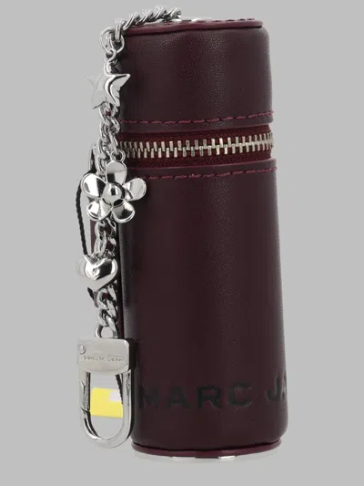 Marc Jacobs Mini Lipstick Case Keychain Pouch In Purple