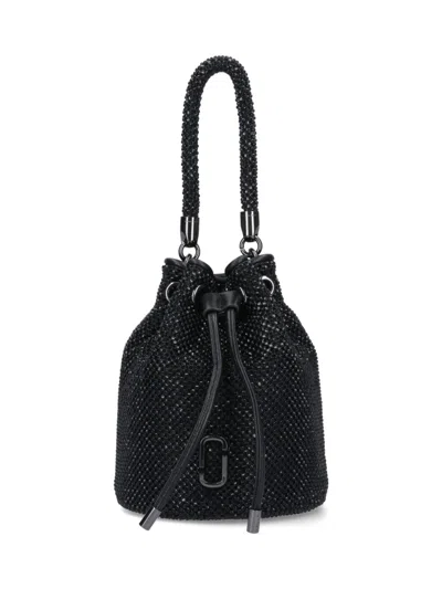 Marc Jacobs Mini Logo Bucket Bag – Black