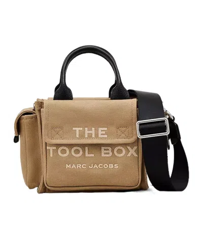 Marc Jacobs Mini Logo Shoulder Bag In Camel