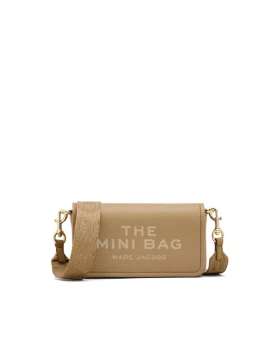 Marc Jacobs Mini Luxe Leather Handbag In Neutral