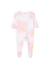 Marc Jacobs Mini Pajama Set With Bib And Hat In Pink