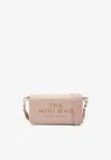 Marc Jacobs Mini Pebbled Leather Crossbody Bag In Pink