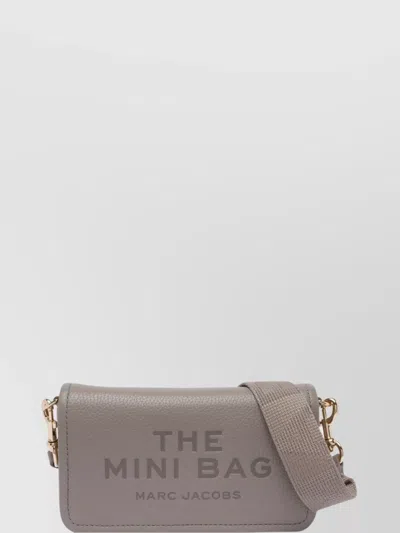 MARC JACOBS MINI PEBBLED SHOULDER BAG WITH REMOVABLE STRAP