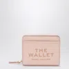 Marc Jacobs The Leather Mini Compact Wallet In Pink