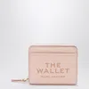 Marc Jacobs Mini Compact Wallet In Leather In Pink
