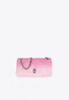 Marc Jacobs Mini Quilted Ombre Dual Chain Shoulder Bag In Pink