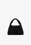 Marc Jacobs The Mini Sack Rhinestone Top-handle Bag In Black