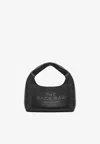 Marc Jacobs Mini Sac Grained Leather Shoulder Bag In Black