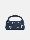 Marc Jacobs 'mini Sack Gem' Blue Cotton Bag In Blue