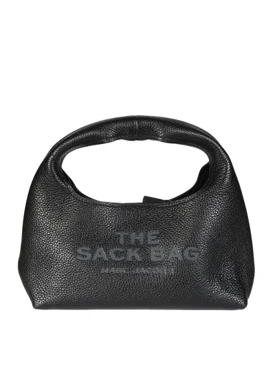 Marc Jacobs Mini Sack Handbag In Black