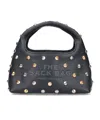 Marc Jacobs Mini Sack Bg The Glam Studs In Leather Color Black In Black