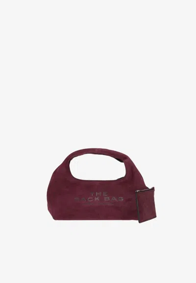 Marc Jacobs Mini Sack Top Handle Bag In Burgundy