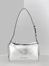 Marc Jacobs Mini Shoulder Bag With Adjustable Strap In Silver