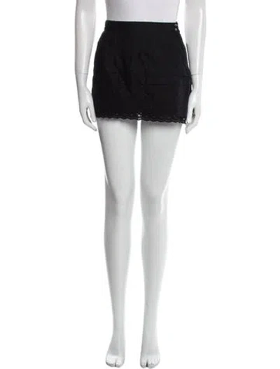 Pre-owned Marc Jacobs Mini Skirt In Black