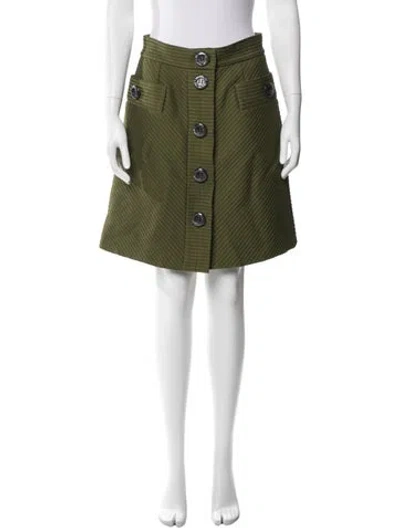 Pre-owned Marc Jacobs Mini Skirt In Green