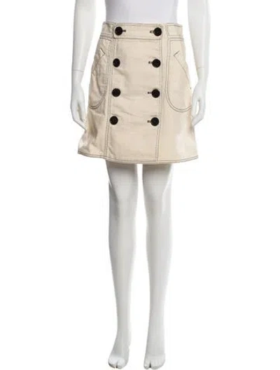 Pre-owned Marc Jacobs Mini Skirt In Neutral
