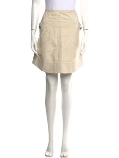 Pre-owned Marc Jacobs Mini Skirt W/ Tags In Neutral