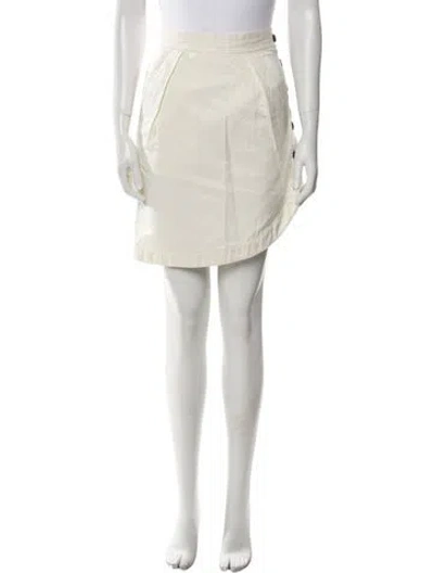 Pre-owned Marc Jacobs Mini Skirt In White