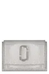 Marc Jacobs Mini Snapshot Leather Wallet In Gray