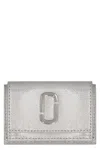 Marc Jacobs Mini Snapshot Leather Wallet In Gray