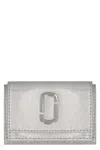 Marc Jacobs Mini Snapshot Leather Wallet In Gray