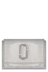 Marc Jacobs Mini Snapshot Leather Wallet In Gray