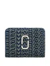 Marc Jacobs Mini The Compact Wallet In Blue