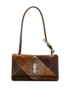 Marc Jacobs Mini The Dual Shoulder Bag In Brown