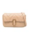 Marc Jacobs Mini The J Marc Quilted Shoulder Bag In Nude
