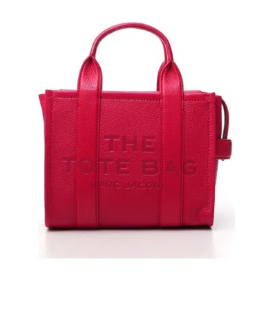 Marc Jacobs Mini The Leather Tote Bag In Red