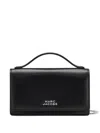 Marc Jacobs Mini The Mirror Leather Cross Body Bag In Black